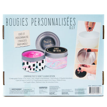 STMT JUEGO DE VELAS PERSONALIZADAS