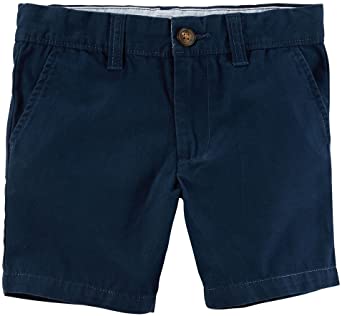 PLAY BOY INF FLAT FRONT NAVY WOVEN SHORT