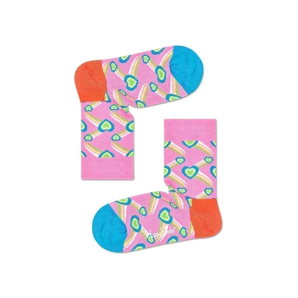 CALCETINES ROSADOS CORAZONES