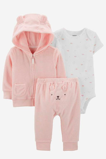 CARDI SET PINK