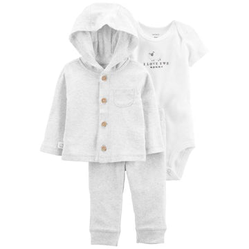 B21 N CARDI SET GRAY