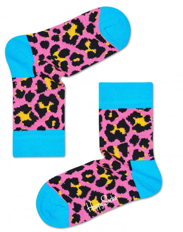 CALCETINES ROSADO LEOPARDO