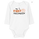 F23 I N BODYSUIT WHITE MY 1ST HALLOWEEN