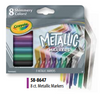 Marcadores Colores Metálicos 8 Piezas [588628]