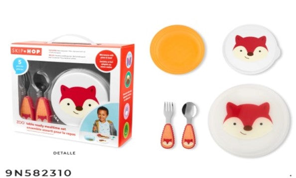 Set de Plato y Cubierto para Bebé Fox [9N582310]
