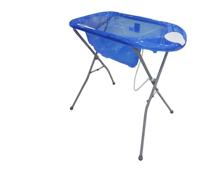 Bañera para Bebé con Soporte Celeste [PB-1845]
