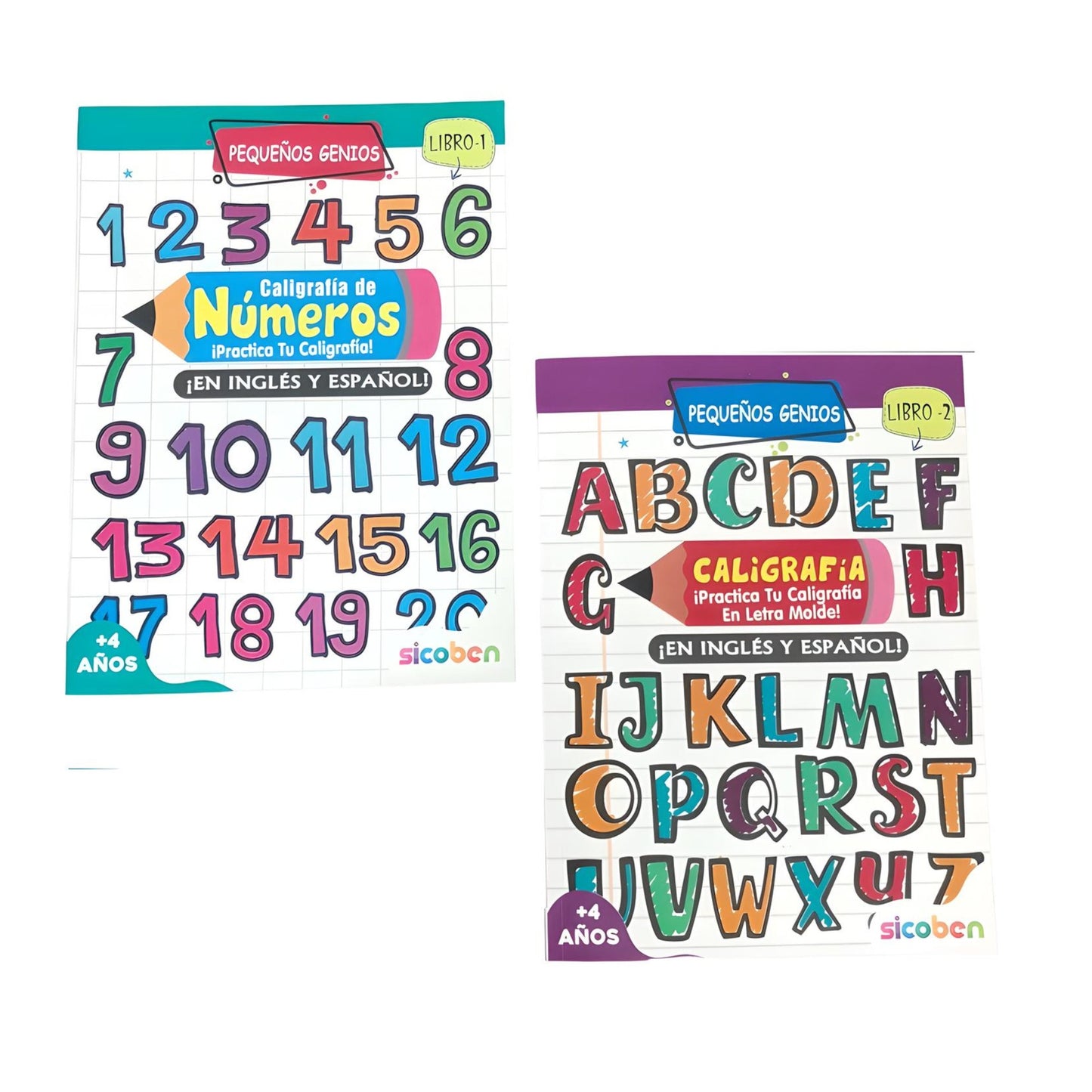 Pequeño Genios Caligrafía y Números [SBA-8571]
