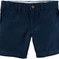 PLAY BOY INF FLAT FRONT NAVY WOVEN SHORT