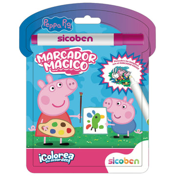 Libro de Colorear con Marcador Mágico Peppa Pig [NV-H-MP-3274]