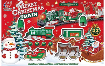 Juego tren navideño