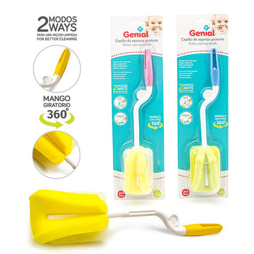 Cepillo de Esponja Giratorio para Biberón [GN-BR15]