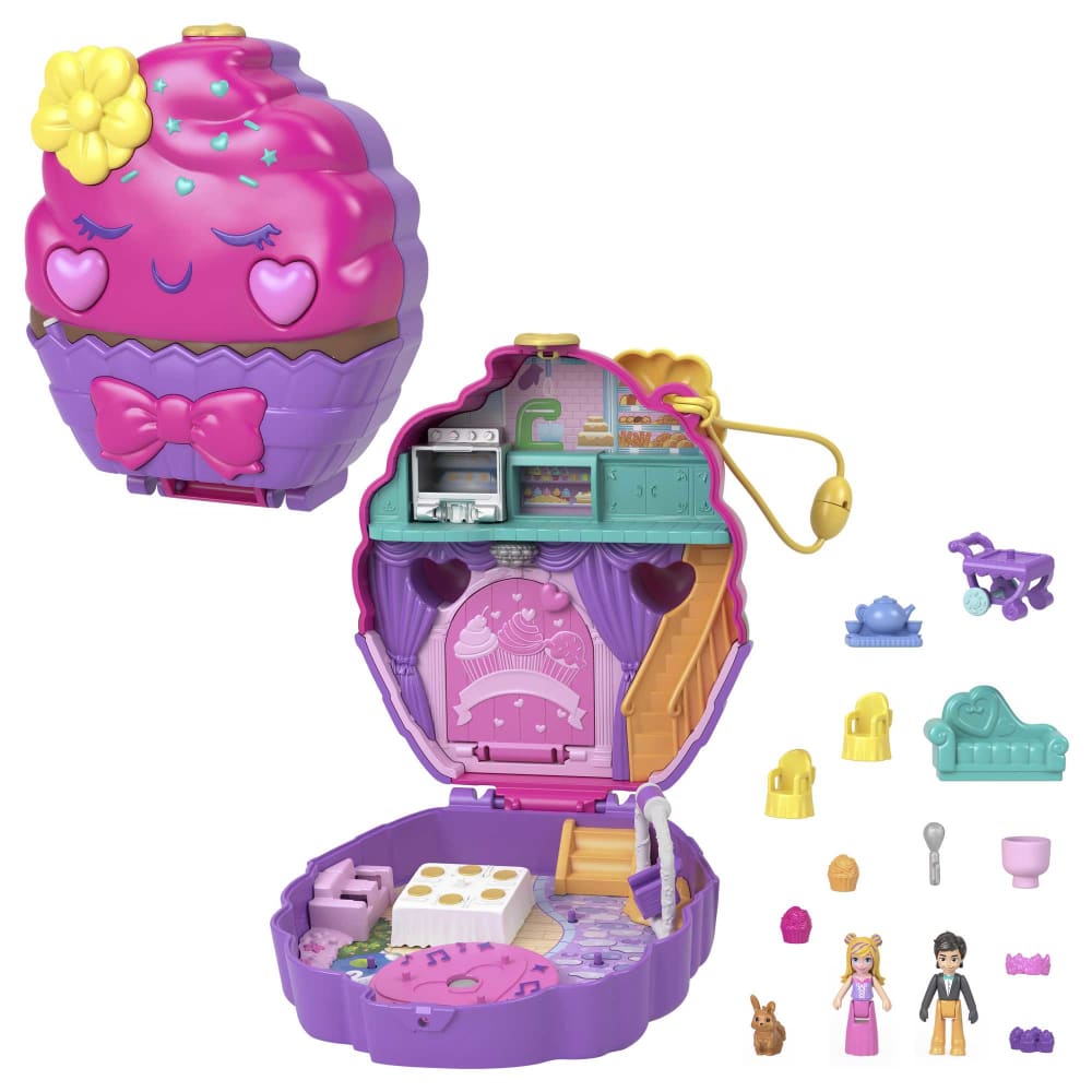 Polly Pocket Set de Juego Compacto Pastelería de Cupcakes [HKV31]