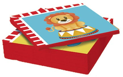 Servilleta Circo 20 Piezas [CA-CAR-S]