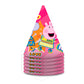 Sombreros Piñatería Peppa Pig 6 Piezas [MPG-PE-N008]
