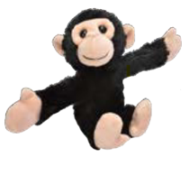 PELUCHE CHIMPANCE ABRAZADOR