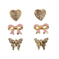 Set de Aretes Dazzle 3 Piezas [90604]