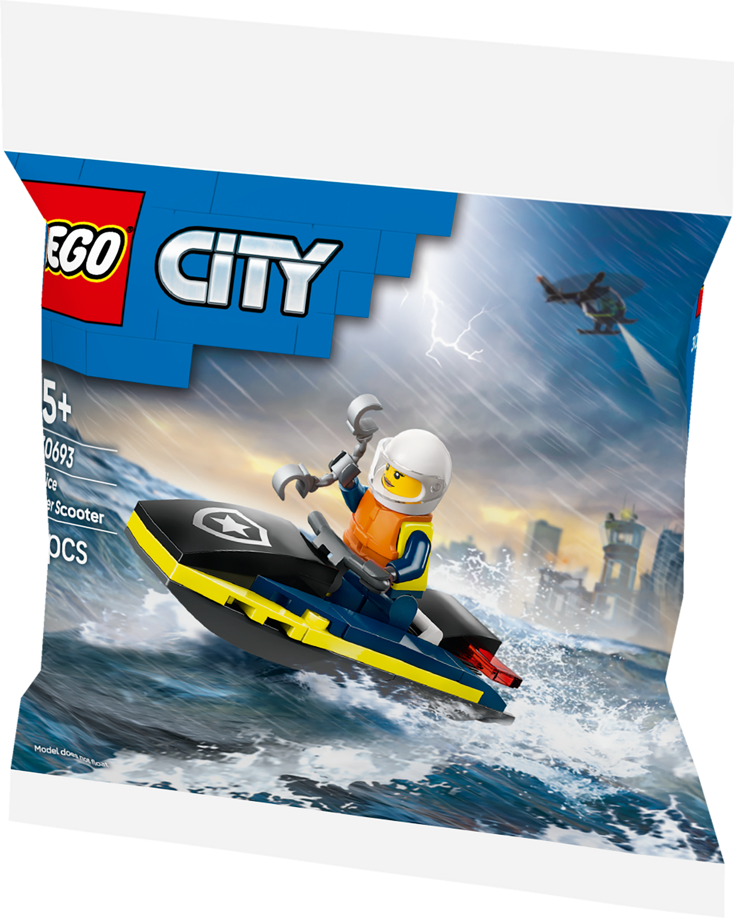 LEGO CITY MOTO ACUATICA DE POLICIA