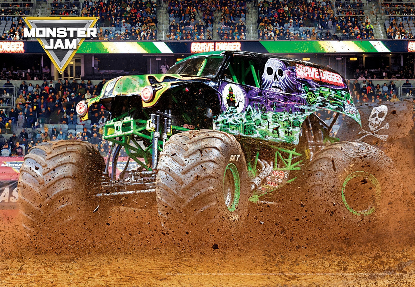 ROMPECABEZAS MONSTER JAM GRAVE DIGGER 550 PZ