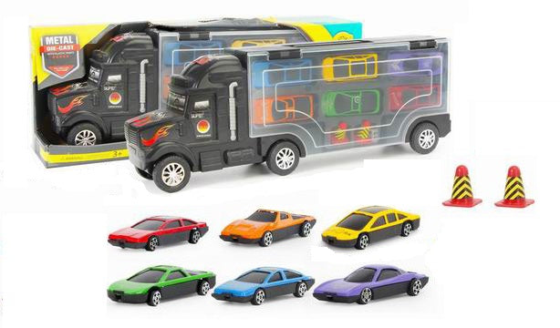 CAMION TRANSPORTADOR FREE WHEEL 9 PZ