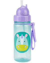 Botella con Pajilla Unicornio 13 oz [9N567610]
