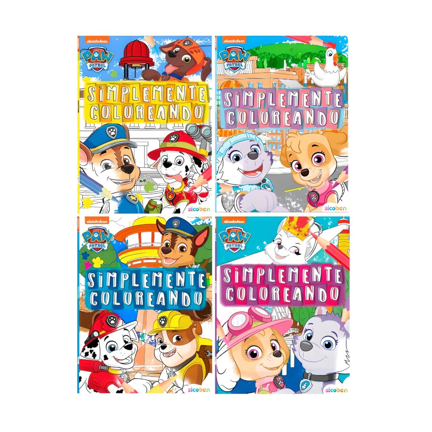 SIMPLEMENTE COLOREANDO PAW PATROL