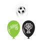 Globos Látex Fútbol 12 Piezas [CA-FUT-GL12P]