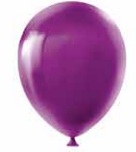 Globos Morado 12" 15 Piezas [CA-G15-PUR]