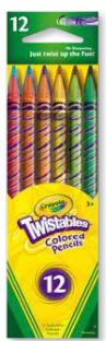 Lápices Crayola Twistables 12 Piezas [687408]