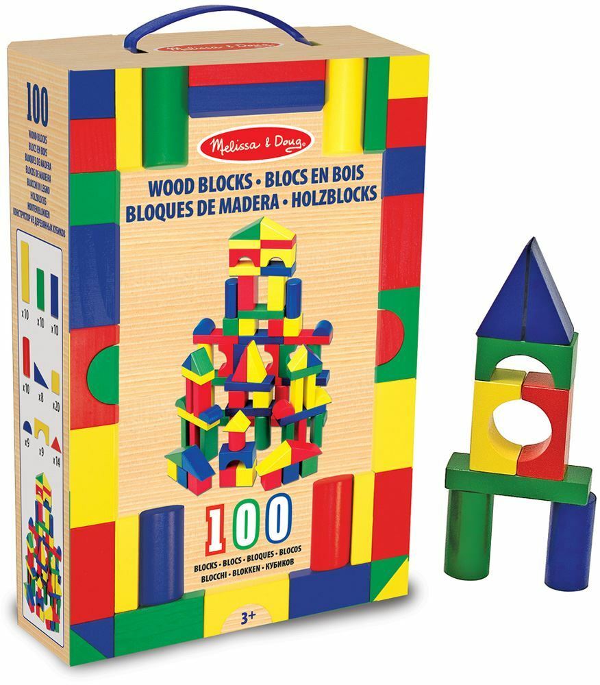 BLOQUES DE MADERA 100 PZ