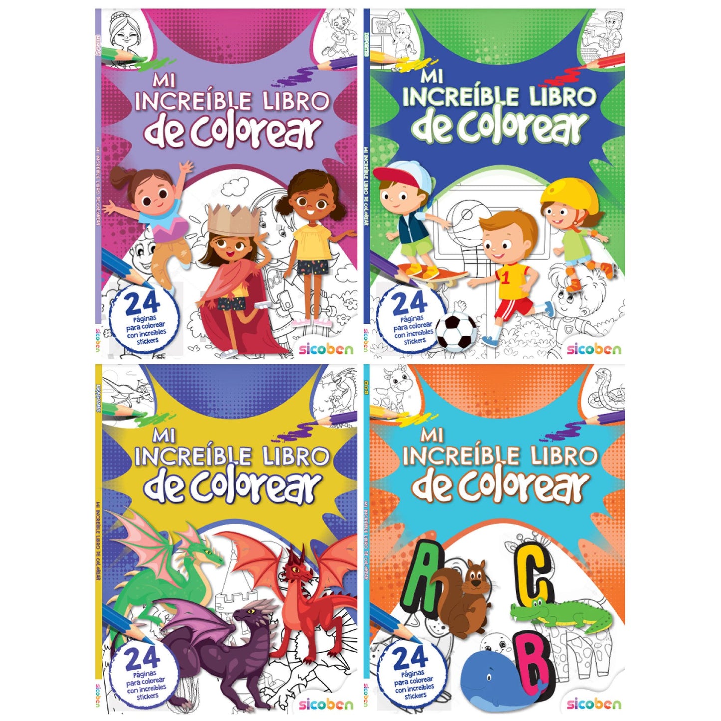 Mi Increíble Libro de Colorear ABC [SBS-9115]