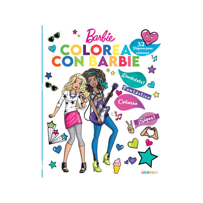 COLOREA CON BARBIE