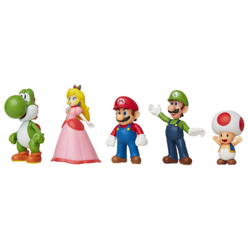 Figuras Mario y Amigos 2.5" 5 Piezas [400904]