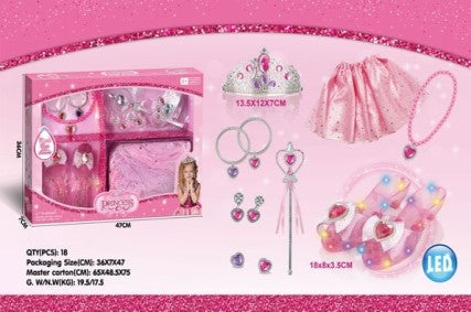 Set de Belleza Princess + Zapatos con Luces [PS-33072A]