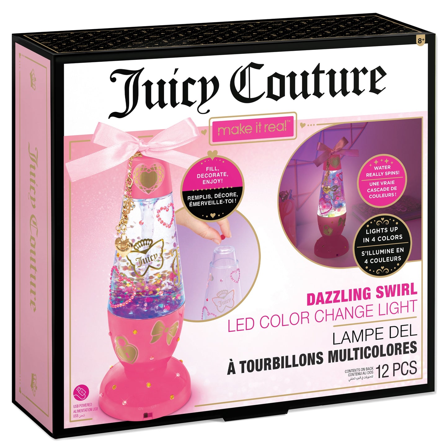 Lámpara Giratoria LED Juicy Couture DIY [4472]
