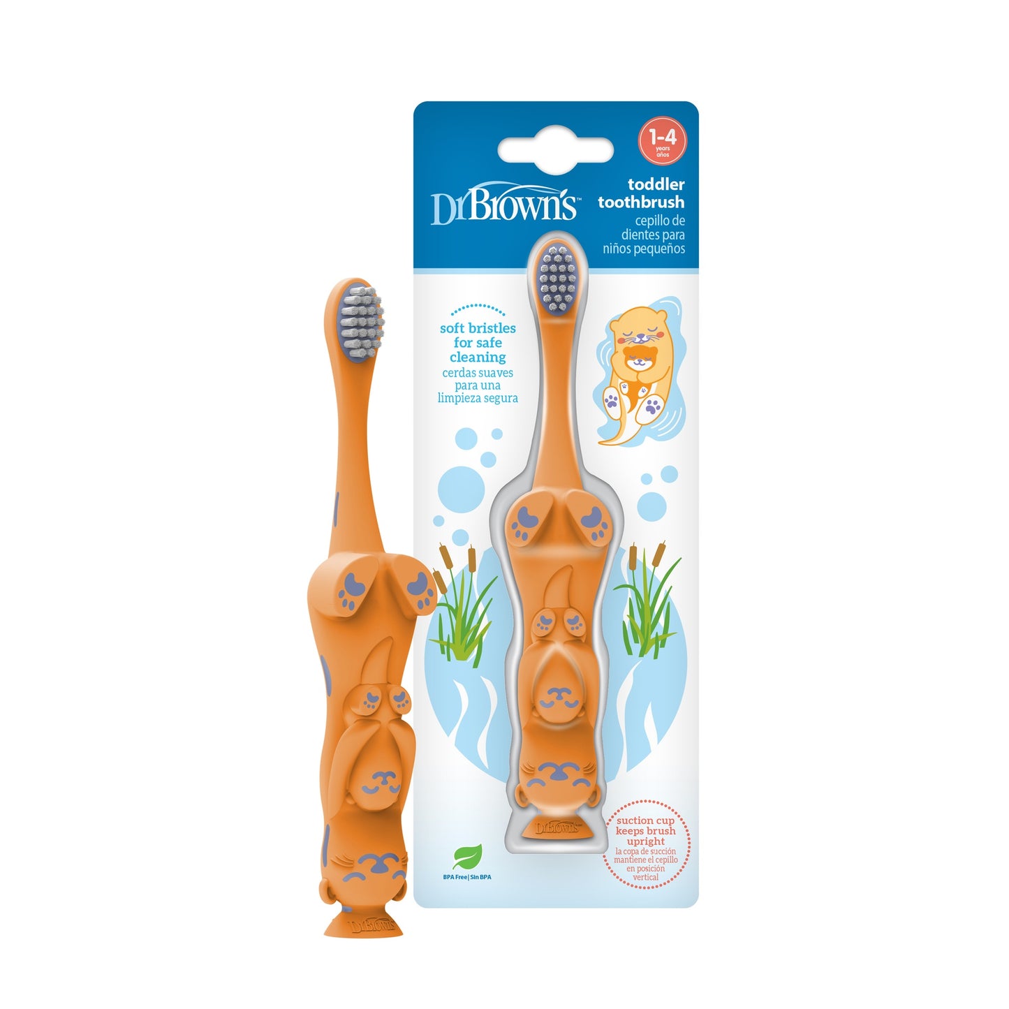 Cepillo de Dientes Infantil Nutria Naranja [HG097-INTL]