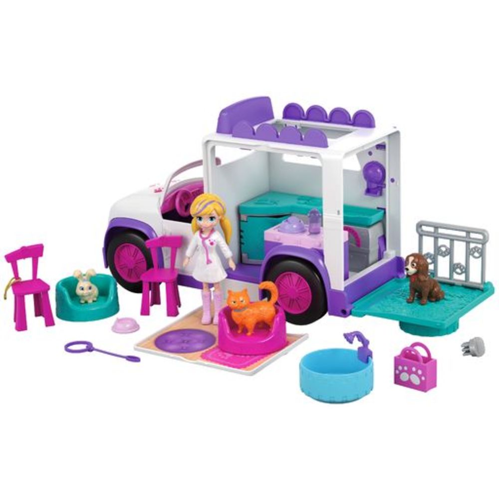 Polly Pocket Ambulancia para Animalitos [GFR04]