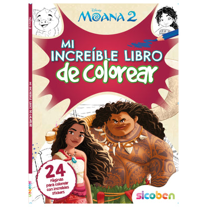 Mi Increíble Libro de Colorear Disney Moana 2 [BP-D-CS-9110]