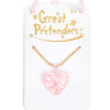 Collar y Arete Brillantes Morado [90418]