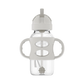 Botella B-Ancha con Pajilla + Asas Gris 9 oz [WB91014]