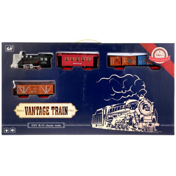 Tren y Vagones con Sonido 34 Piezas [DCG-4825A]