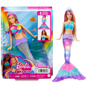 Barbie Sirena Luces Brillos [HDJ36]