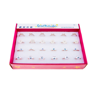 ANILLOS SASSY 24 PZS SURTIDOS