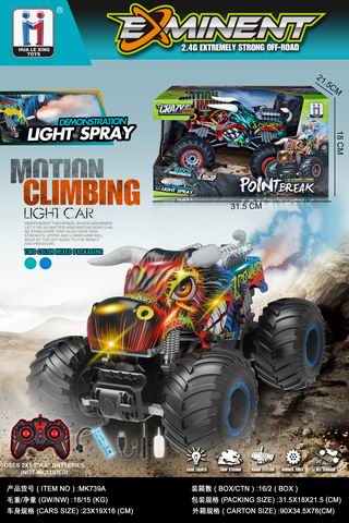 COCHE R/C 2.4G CON MÚSICA LIGERA/ASS'D 2-C