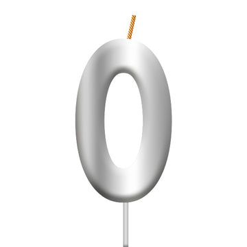 Vela Plateada Número 0 [HM-VLS-VLS0]