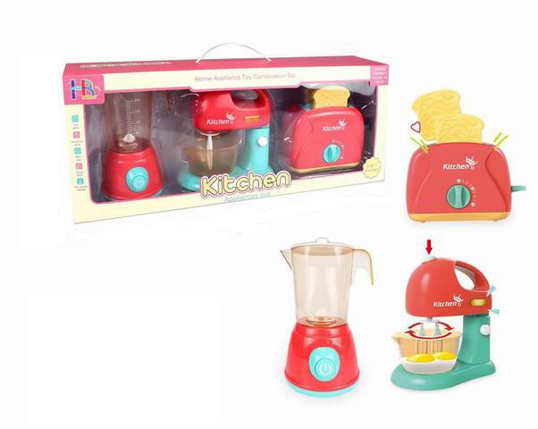 Set de Cocina Tostadora/Licuadora/Batidora [DWJ-2541A]