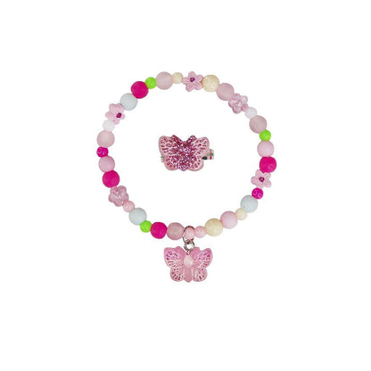 Set de Brazalete y Anillo de Mariposa [84004]