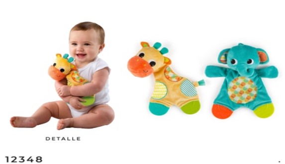 Peluche Mordedor Jirafa Abraza y Muerde [12348]