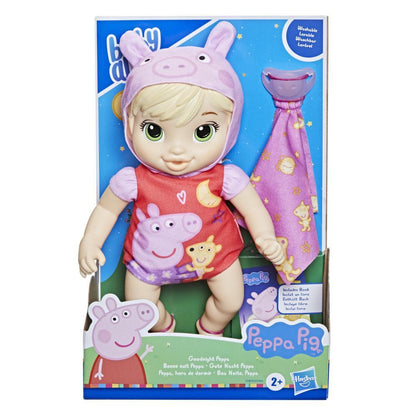 Baby Alive Muñeca Pijama Peppa Pig Rubia [F2387]