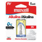Baterías Alcalinas 9V 1 Pieza [MMAX721150]
