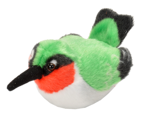 PELUCHE COLIBRI GARGANTA RUBI AUD II